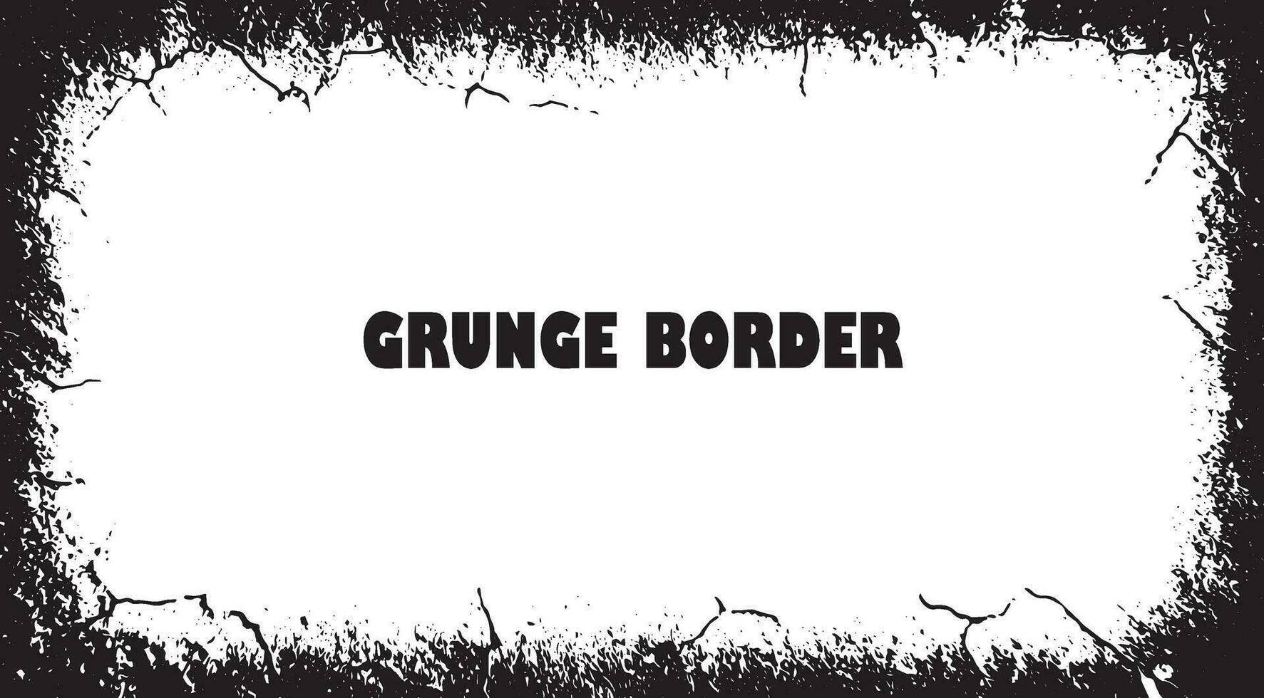 grunge frontera vector ilustración, grunge borde, grunge marco sucio, resumen