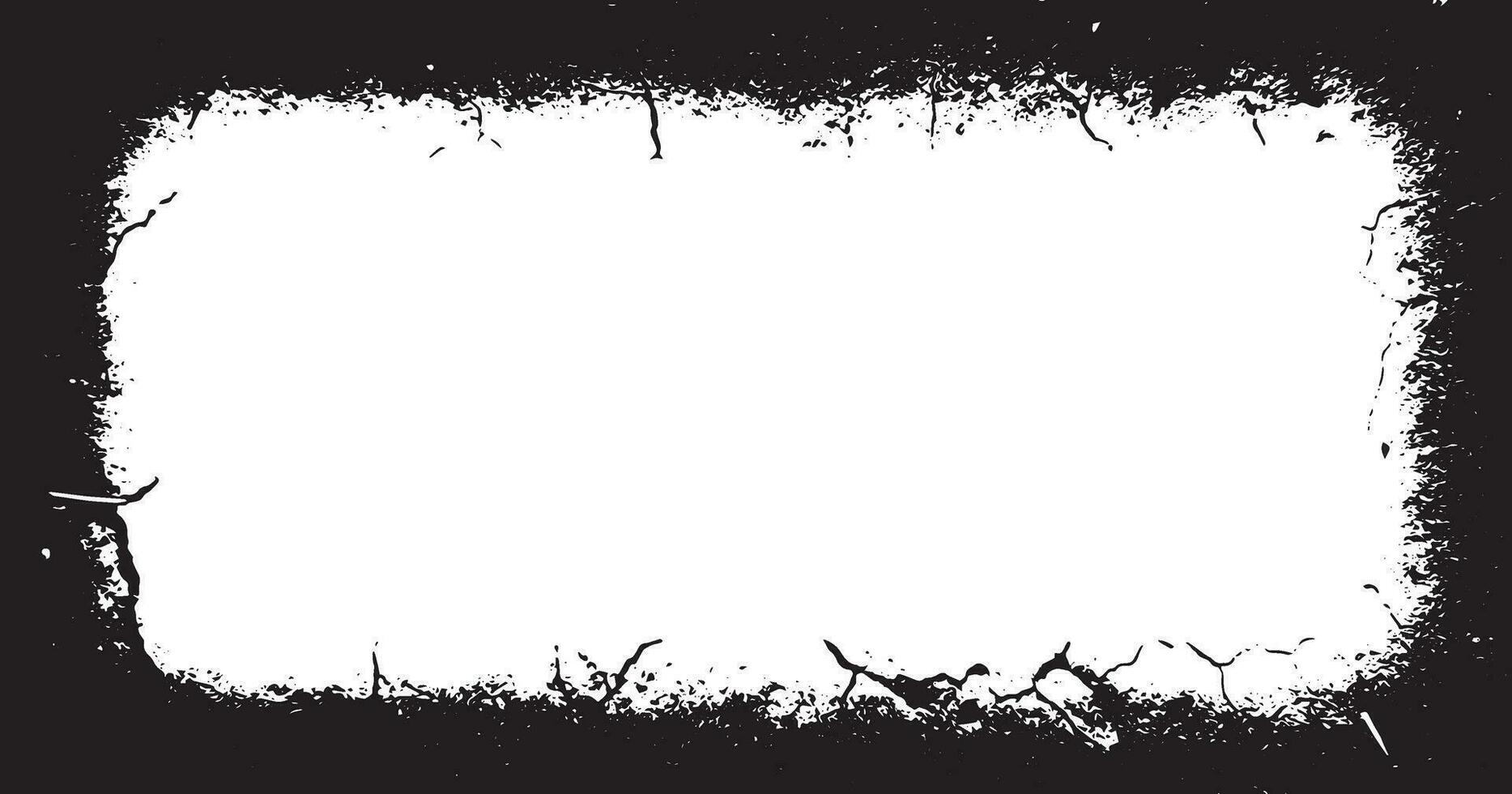 grunge frame on black background vector, grunge border, grunge frame grungy, abstract vector