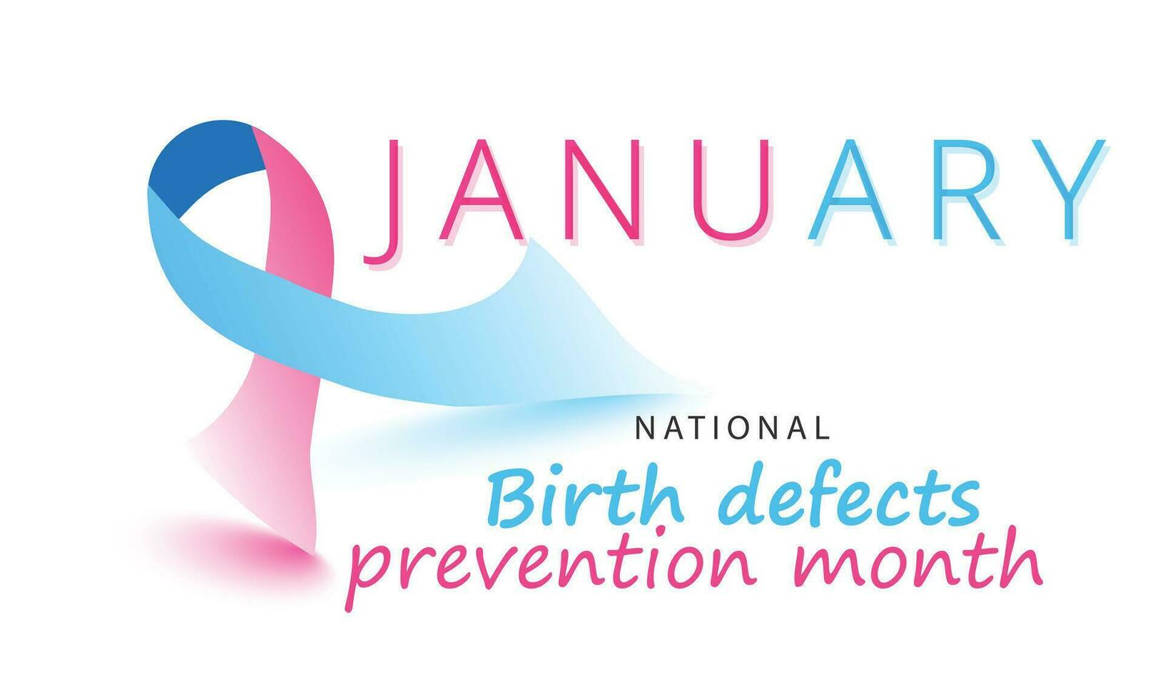 Birth Defects Prevention month. background, banner, card, poster, template. Vector illustration.