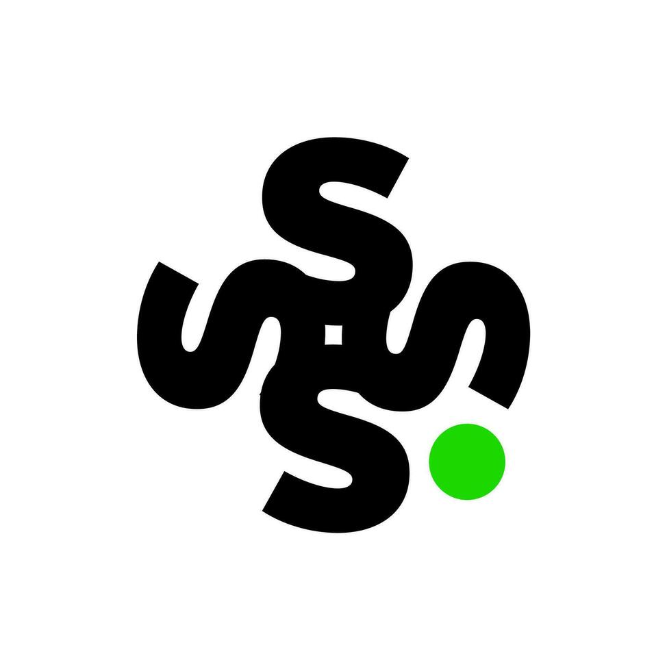 S company monogram. S initial letter icon. vector