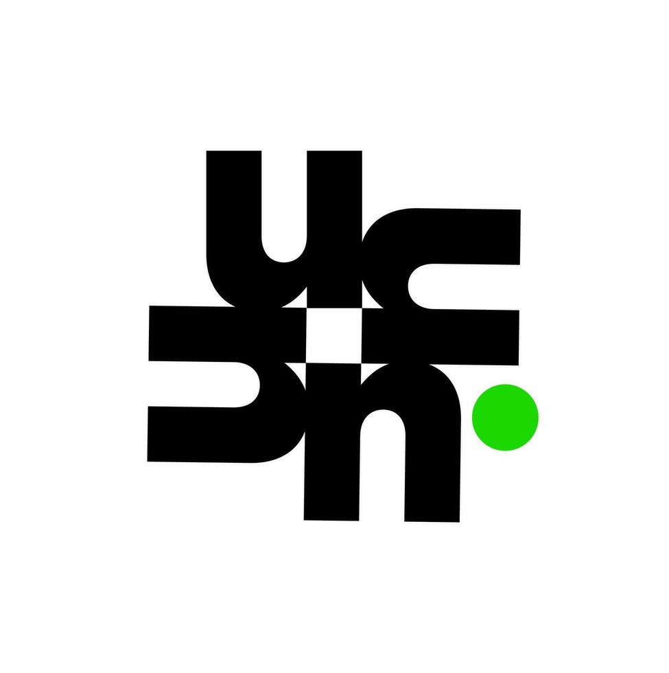 U company monogram. U initial letter icon. vector