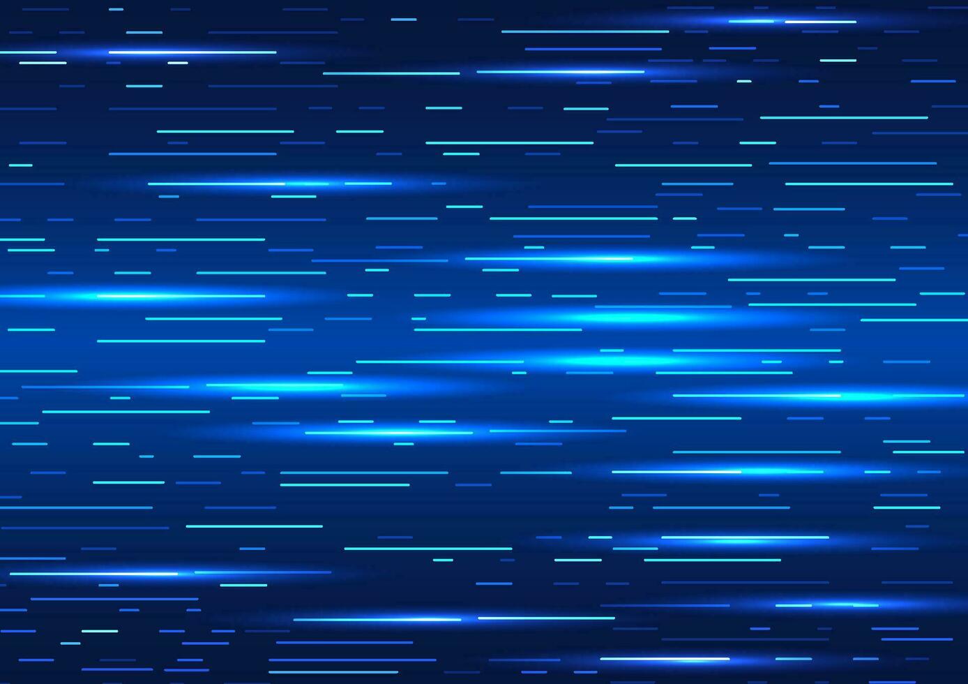 Abstract technology background uses longitudinal lines with an interesting increase in the brightness of the lines. Refers to the speed of data transfer of technology. Focus on dark blue tones. vector