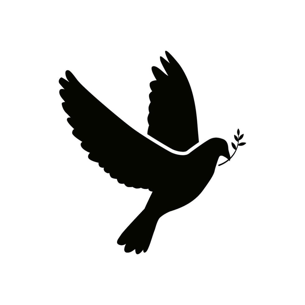 dove bird vector logo