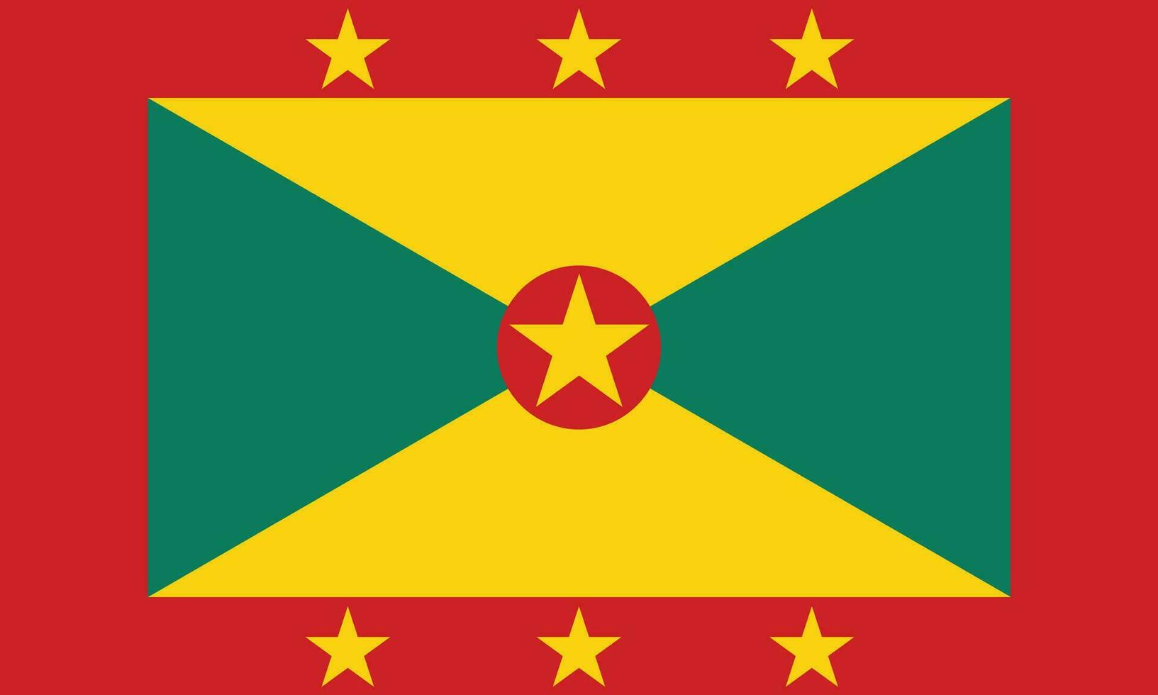 Grenada flag. Flag of Grenada vector