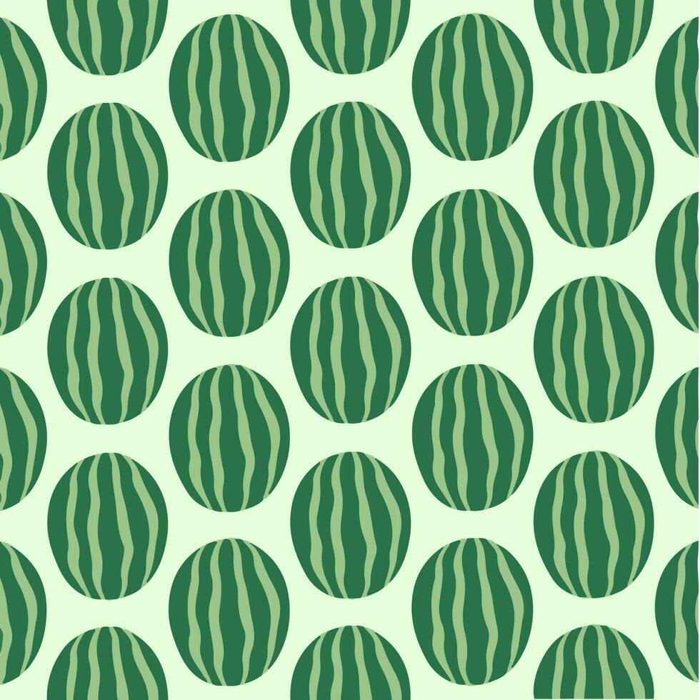 Watermelon Pattern Background. Social Media Post. Fruits Vector Illustration.