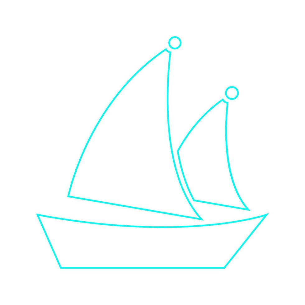 boat icon illustration vector
