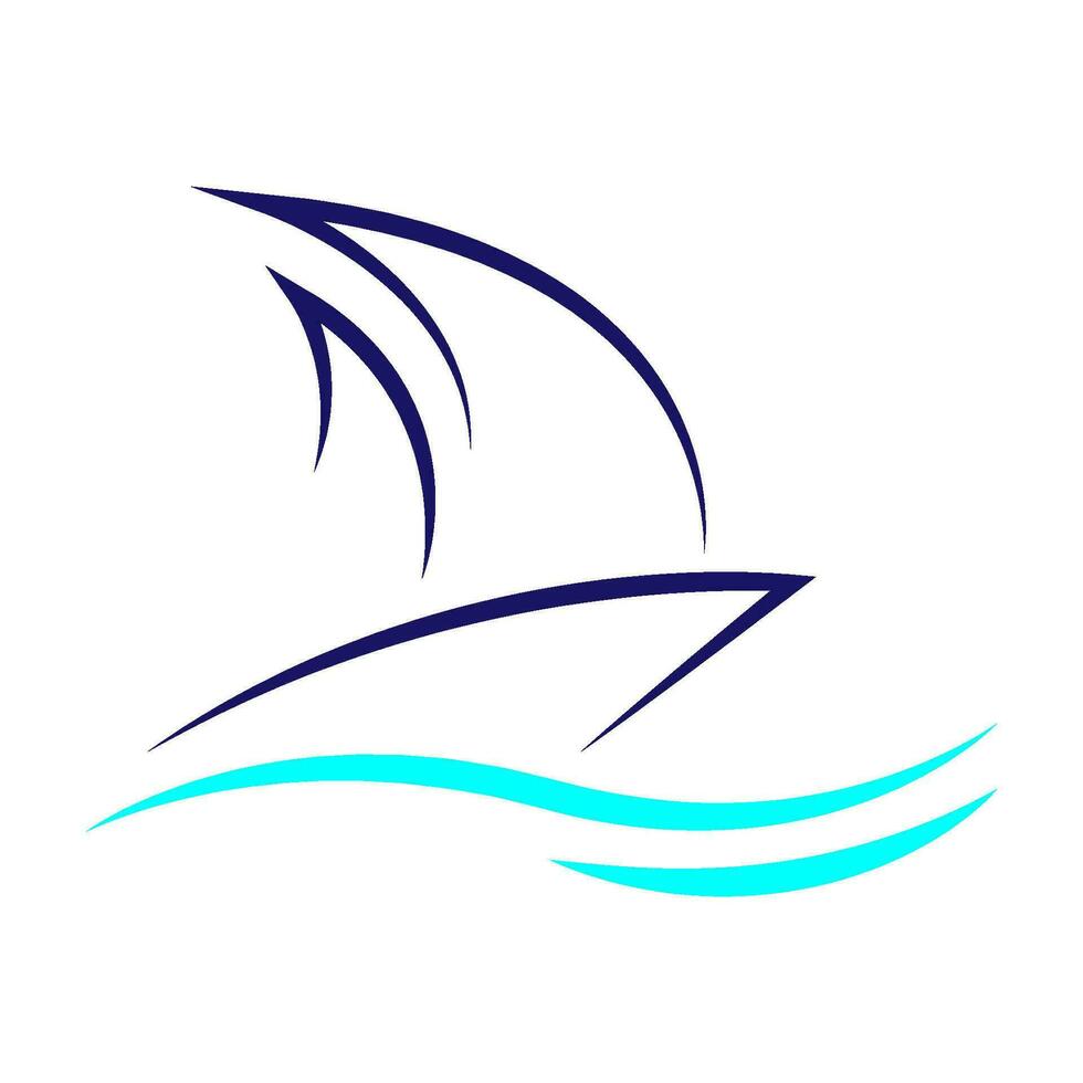 boat icon illustration vector