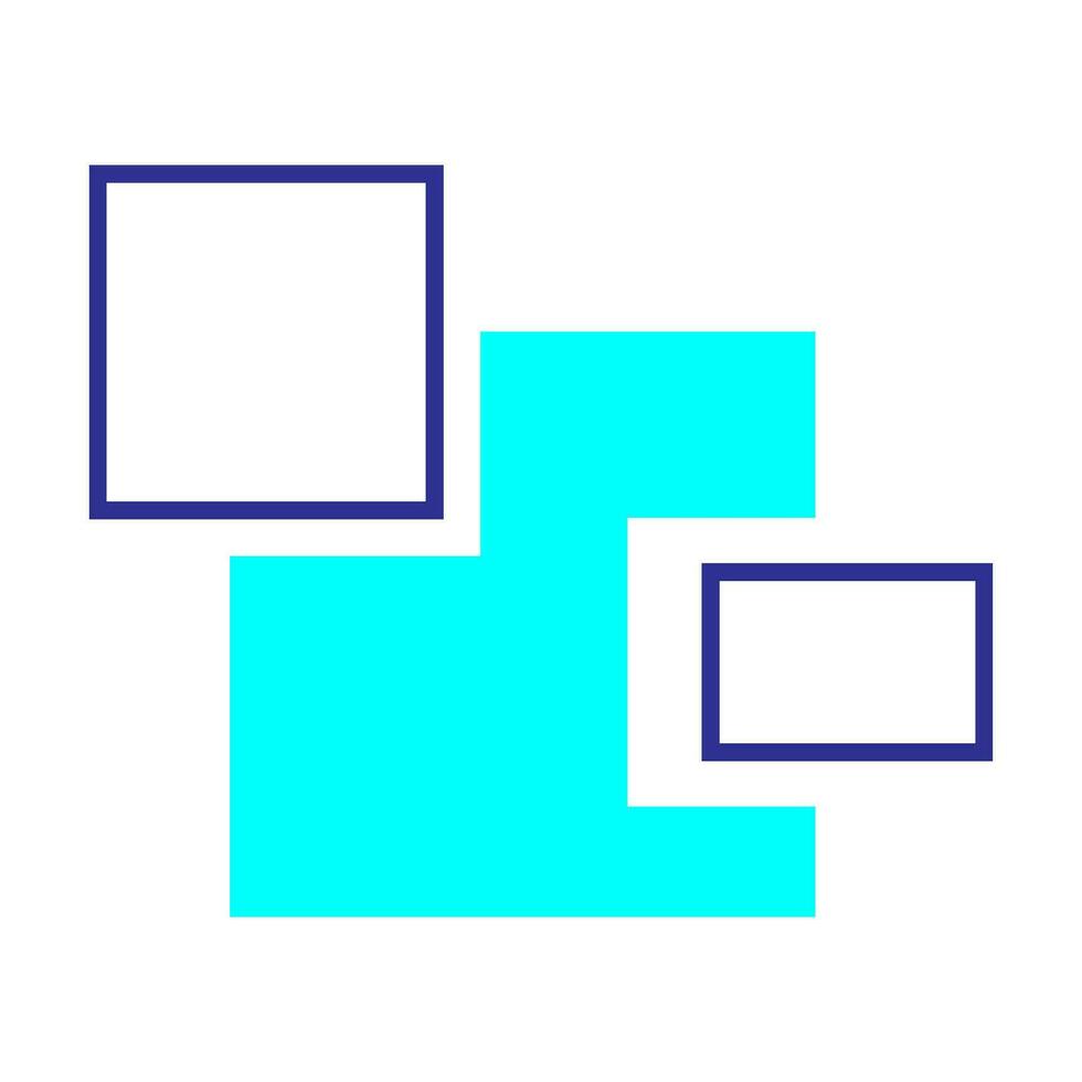 rectangular icon illustration vector