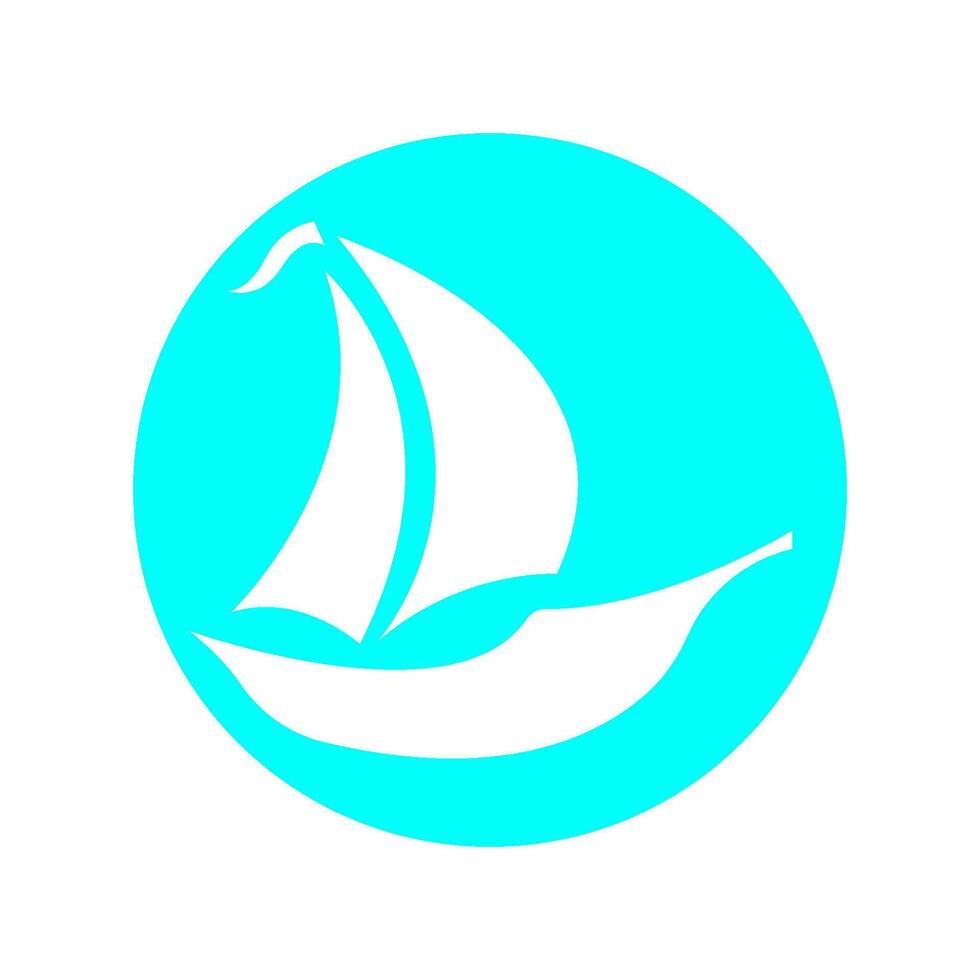 boat icon illustration vector