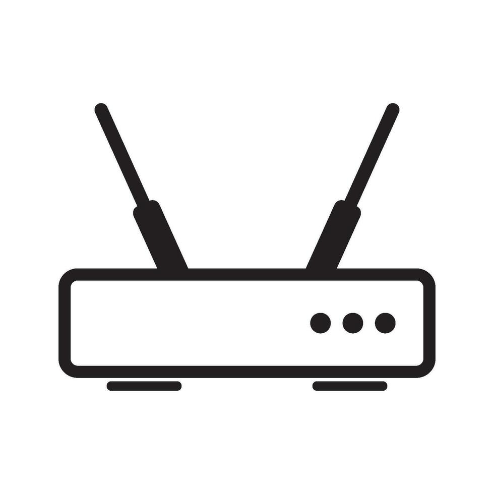 wifi router icon vector