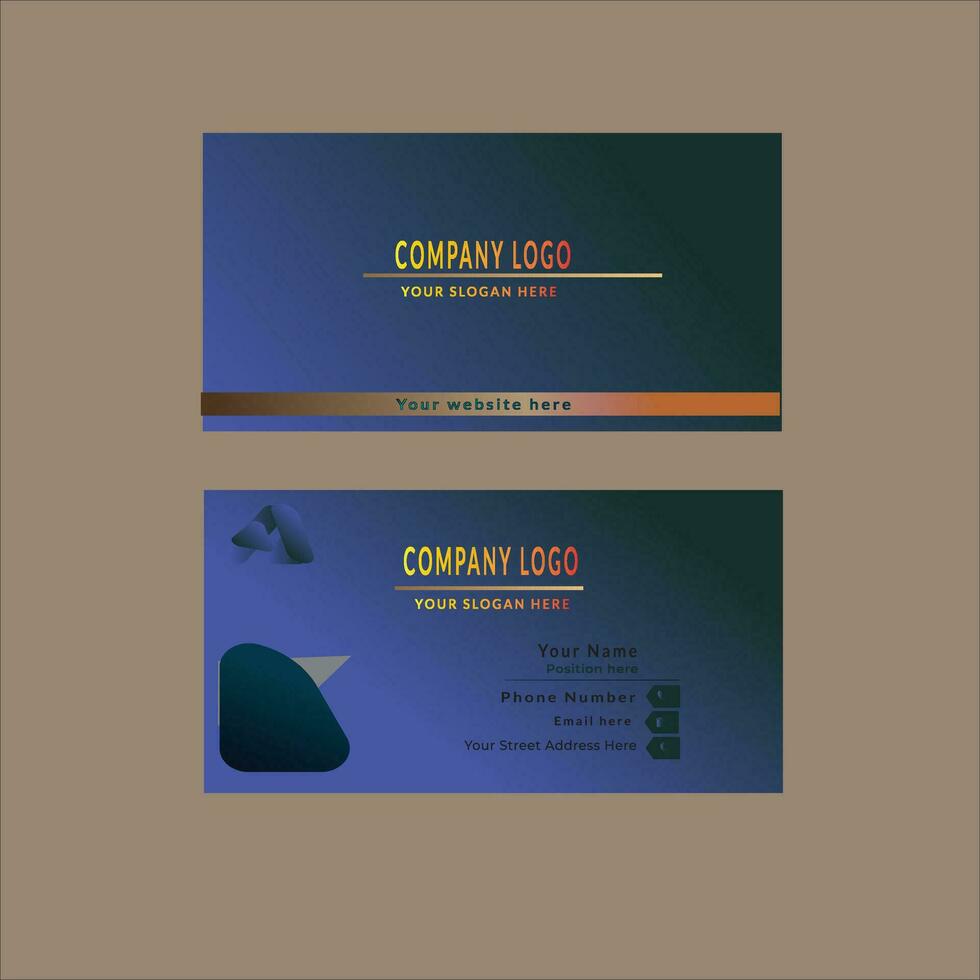 Corporate Business card vector