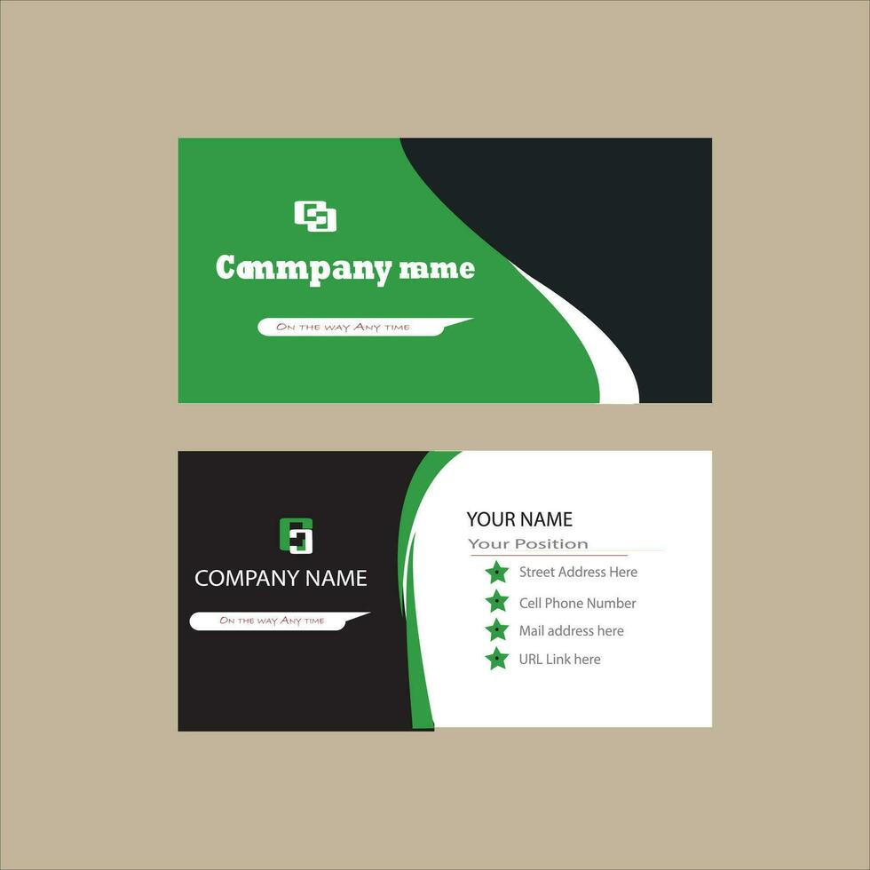 Corporate Business card vector