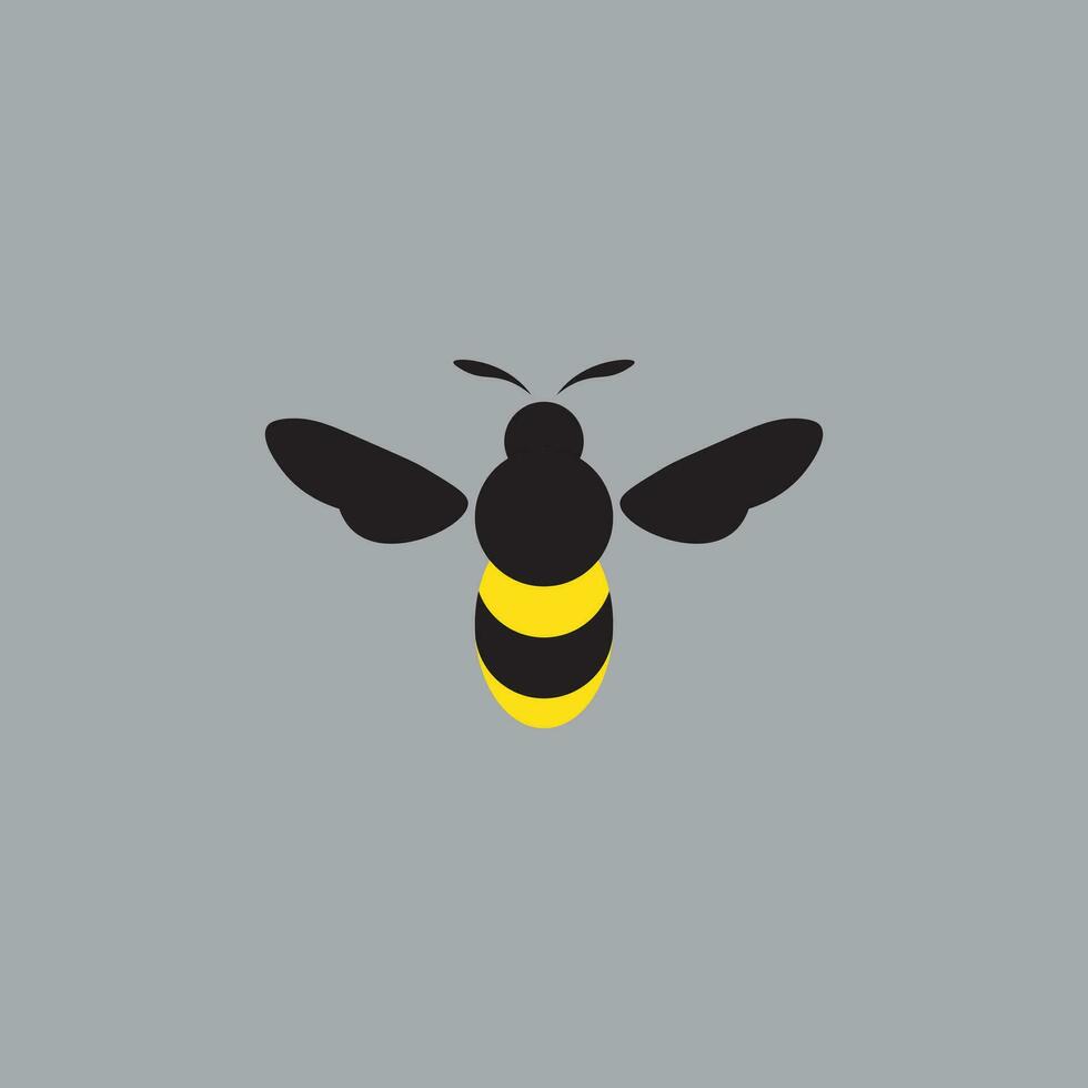 abejorro logo diseño vector