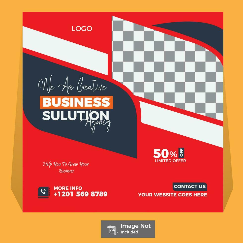 We Are Creative Business Solutions or Banner Templates in Vector size.