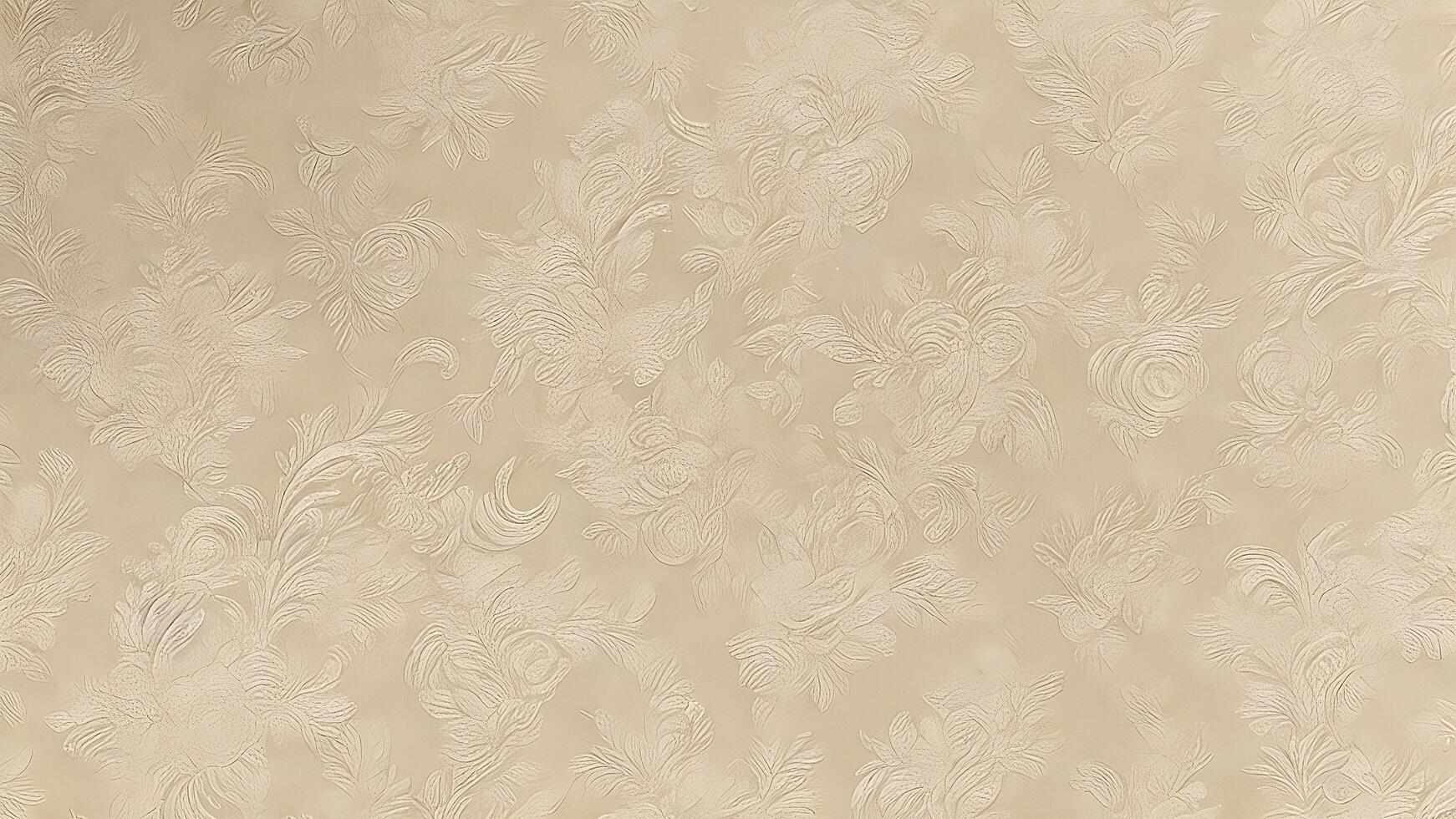 Fabric Texture Background Vintage Beige AI Generative photo