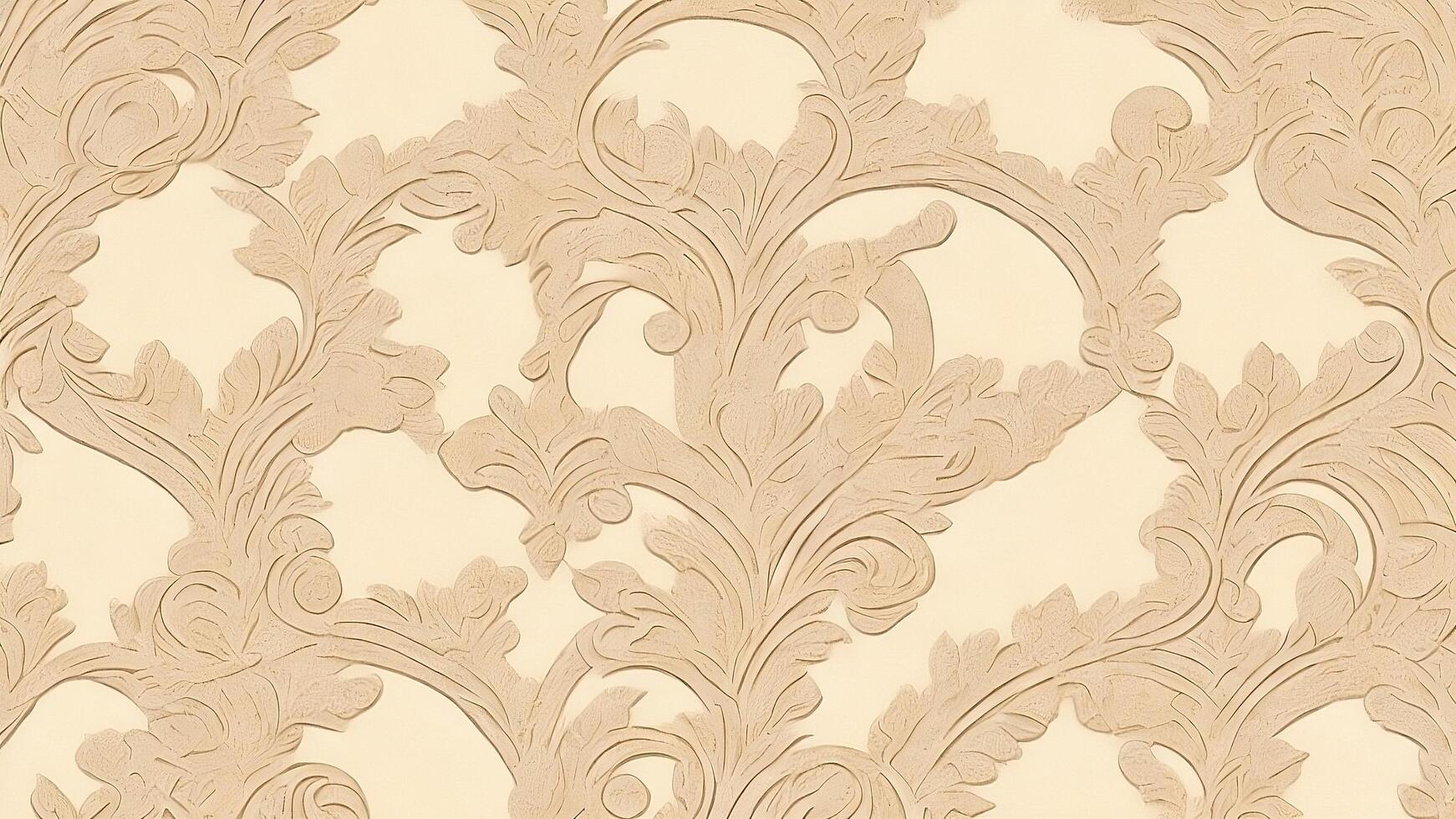 Fabric Texture Background Vintage Beige AI Generative photo