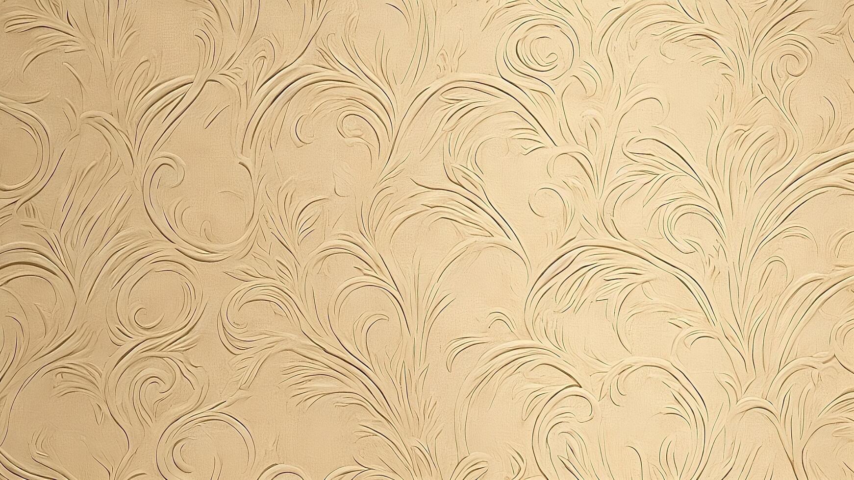 Fabric Texture Background Vintage Beige AI Generative photo