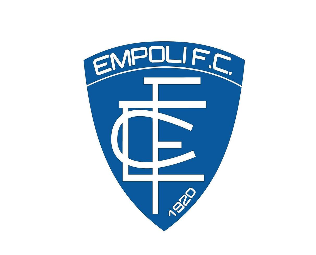 empoli club logo símbolo serie un fútbol americano calcio Italia resumen diseño vector ilustración