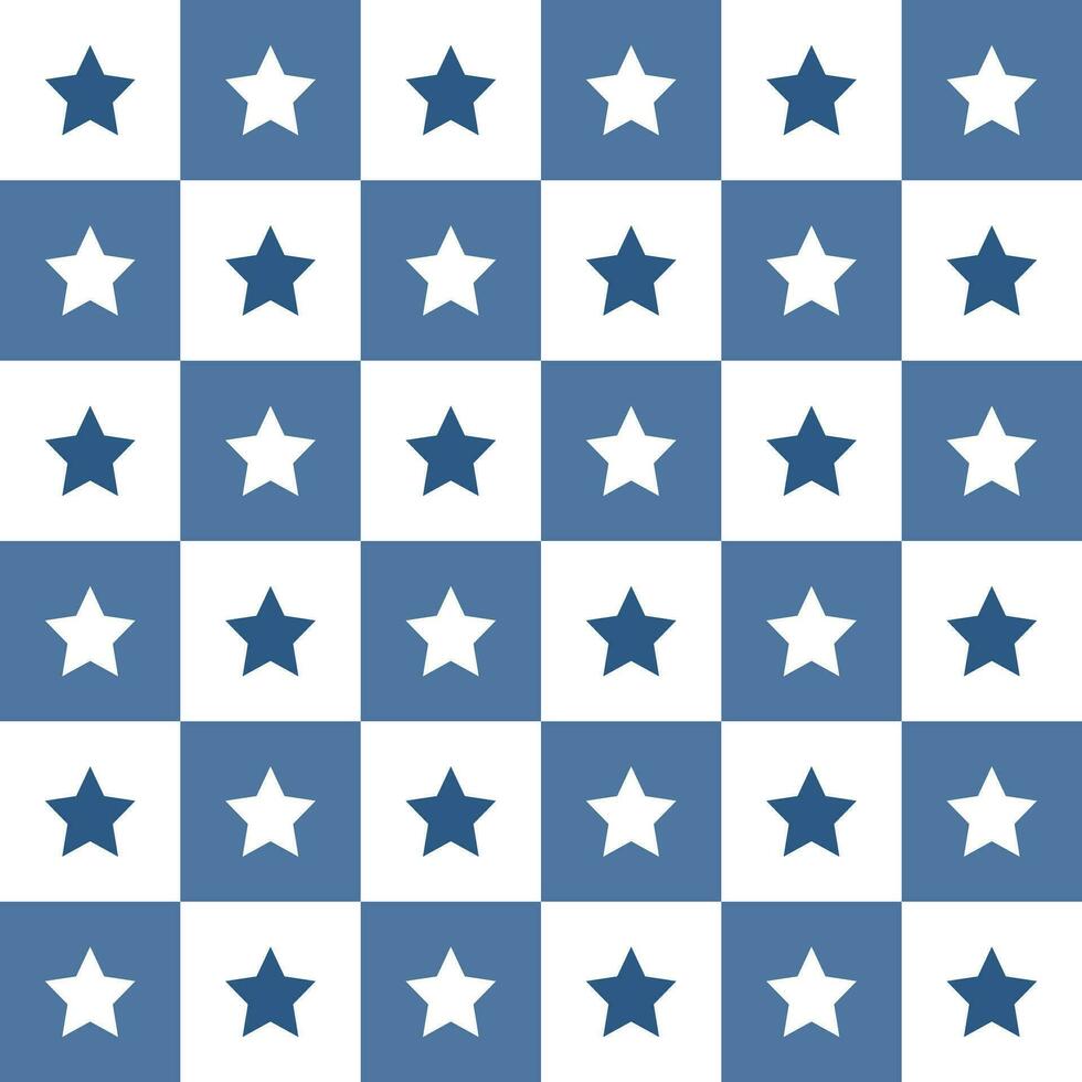Navy blue star. star pattern. star pattern background. star background. Seamless pattern. for backdrop, decoration, Gift wrapping vector