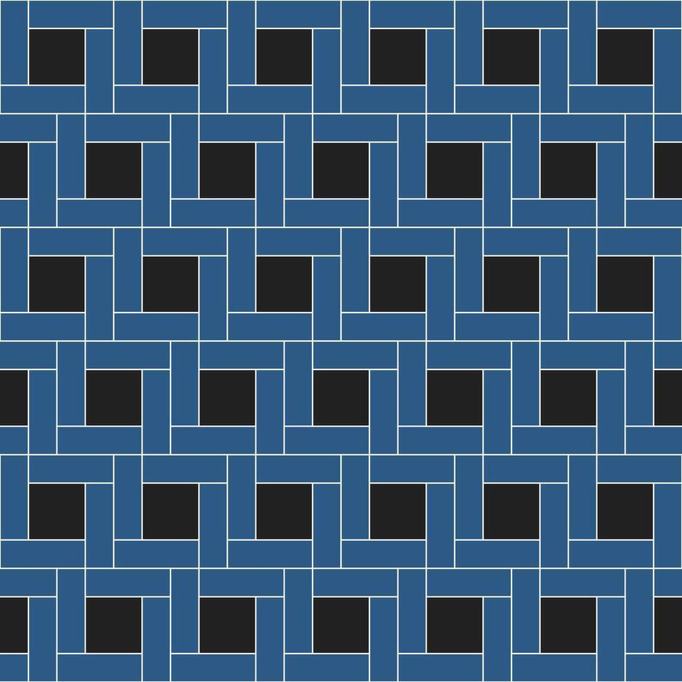 Square vector pattern. Navy blue square pattern. Geometric pattern for clothing, wrapping paper, backdrop, background, gift card.