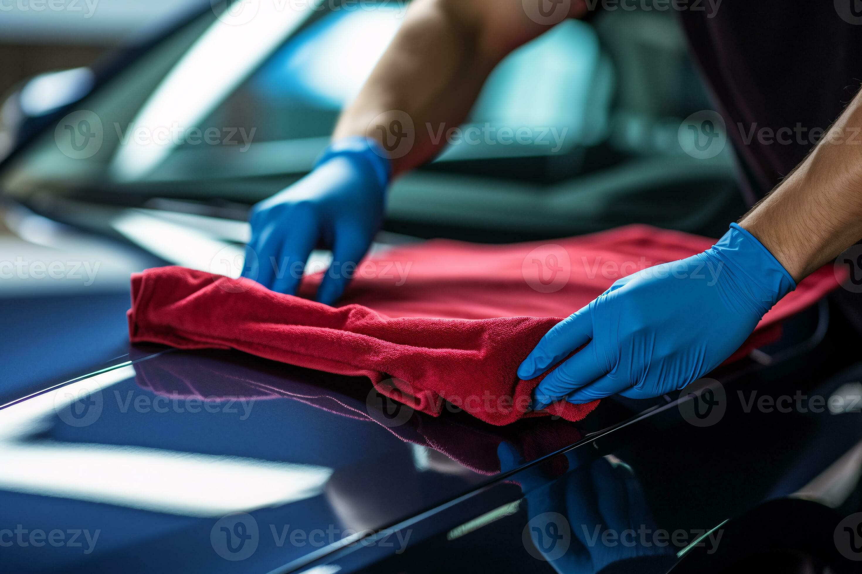 Professional cleaner and car cleaning concept. Unrecognizable man cleans  car interior with cloth. Selective focus. Washing auto dashboard with rag  7907126 Stock Photo at Vecteezy