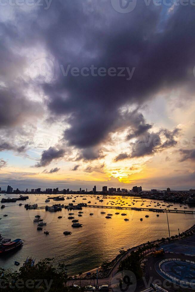 Viewpoint Pattaya Beach in Pattaya city Chonburi,Thailand photo