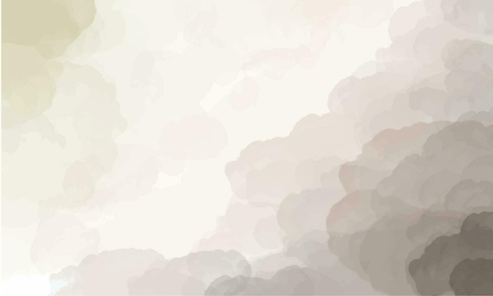 Vector soft brown abstract watercolor background