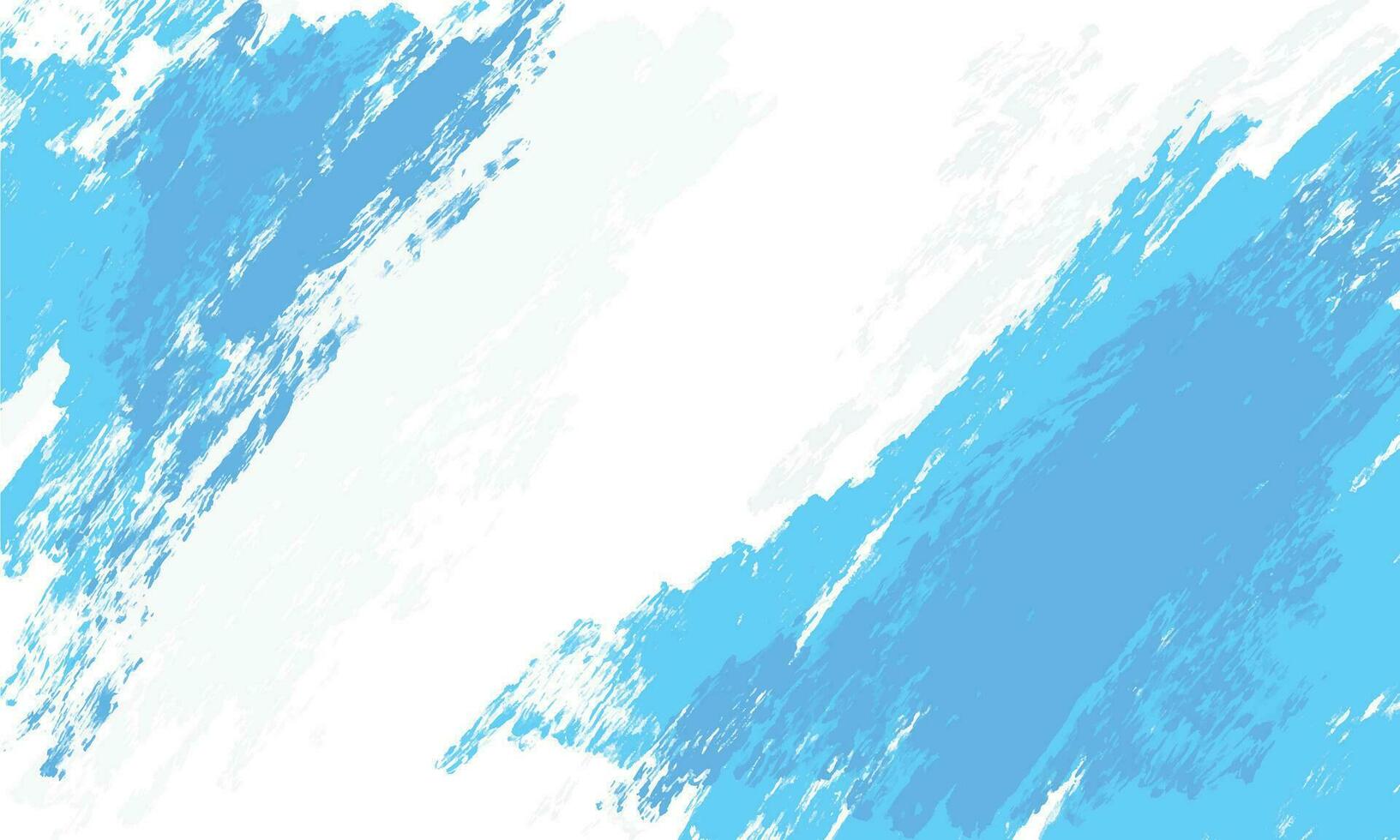 blue and white grunge paint background vector