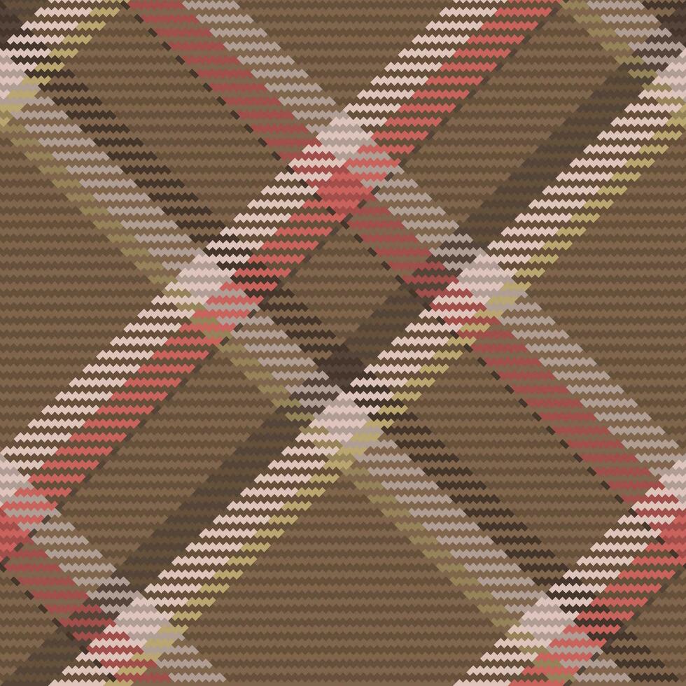 Seamless pattern of scottish tartan plaid. Repeatable background with check fabric texture. Vector backdrop striped textile print.