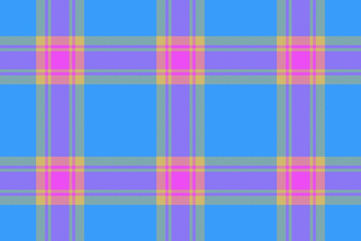 Seamless textile check of tartan pattern plaid with a texture fabric background vector. vector