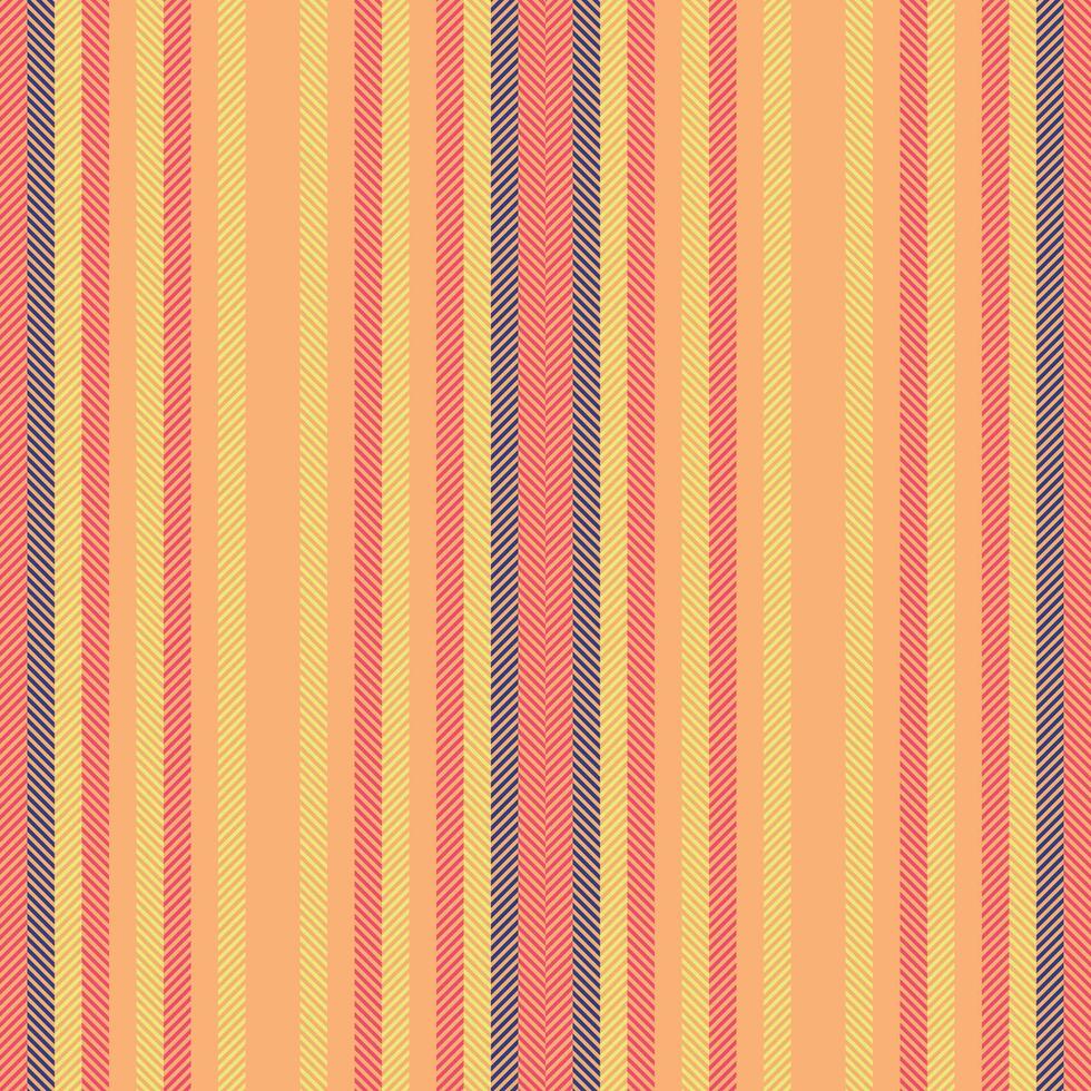 Seamless lines vertical of vector stripe fabric with a pattern textile background texture.