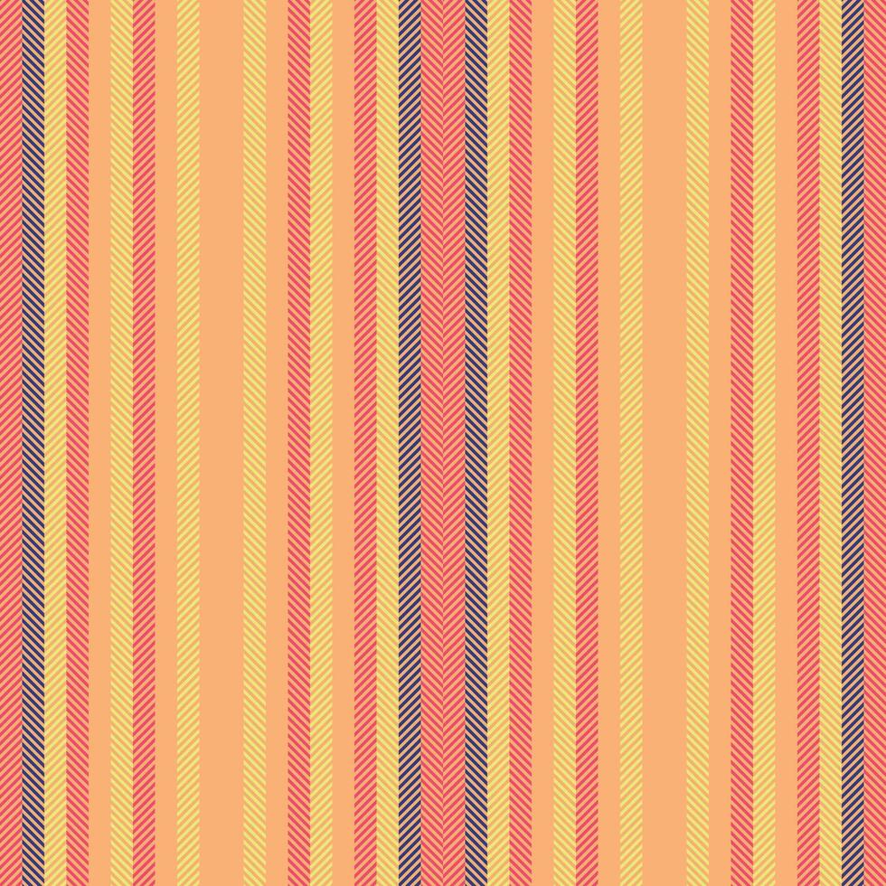 Seamless lines vertical of vector stripe fabric with a pattern textile background texture.