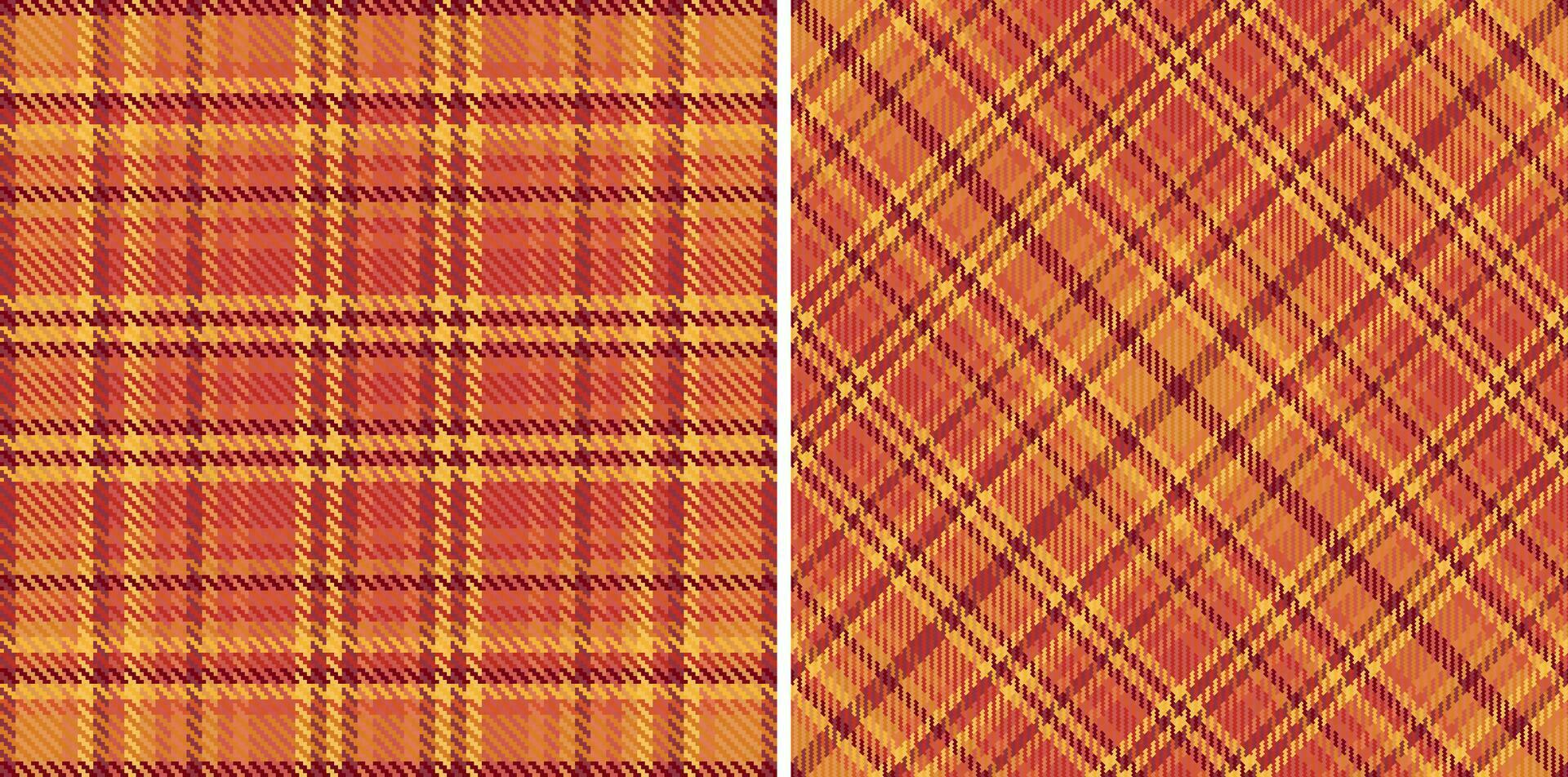 Textile background check of pattern plaid tartan with a texture fabric seamless vector. vector