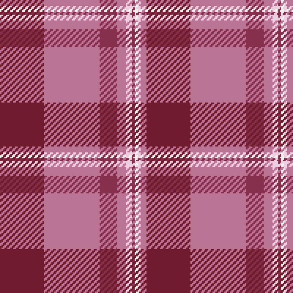 Seamless plaid texture of textile tartan pattern with a check fabric background vector. vector