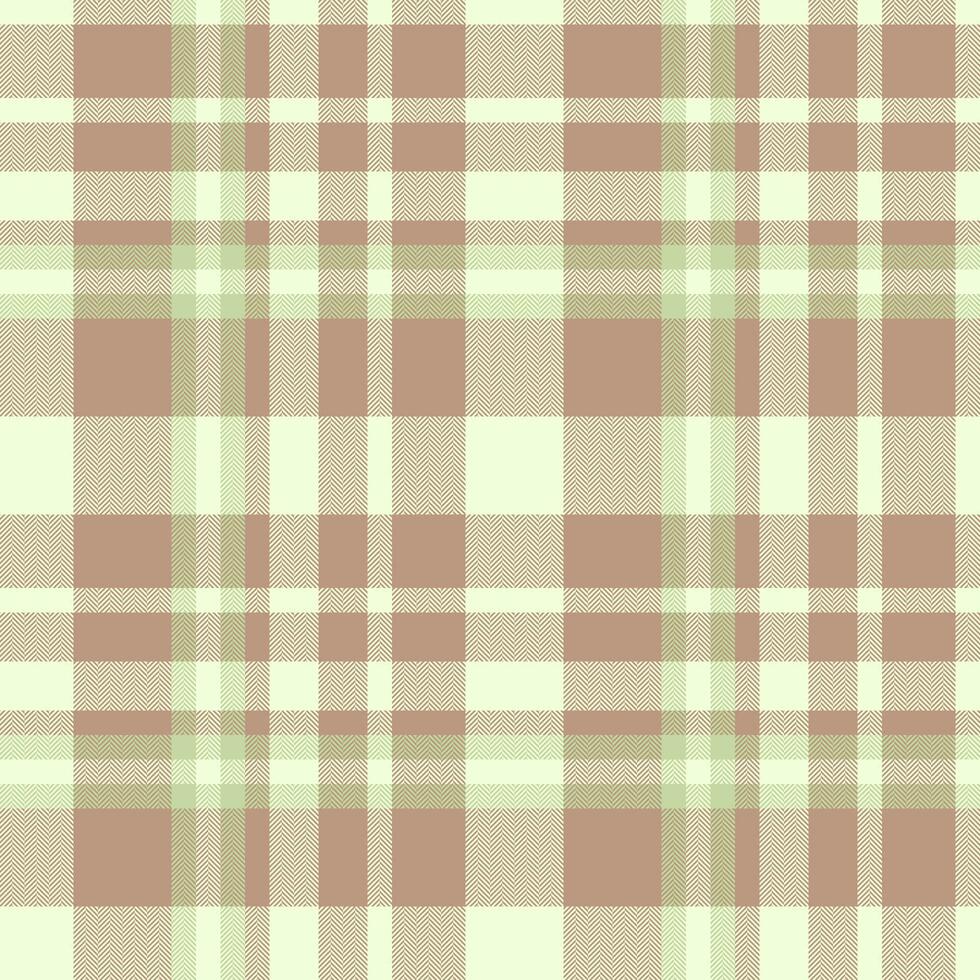Textile background vector of fabric texture tartan with a seamless plaid check pattern.