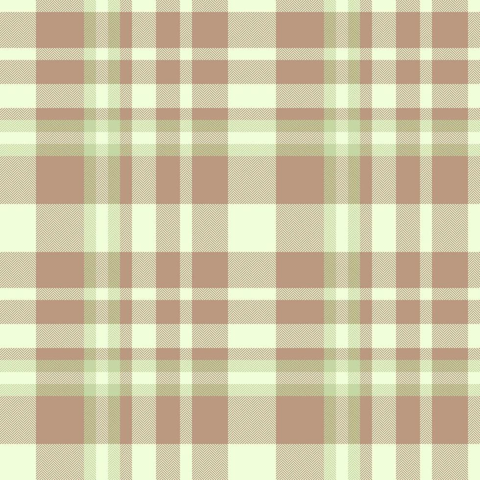 Textile background vector of fabric texture tartan with a seamless plaid check pattern.