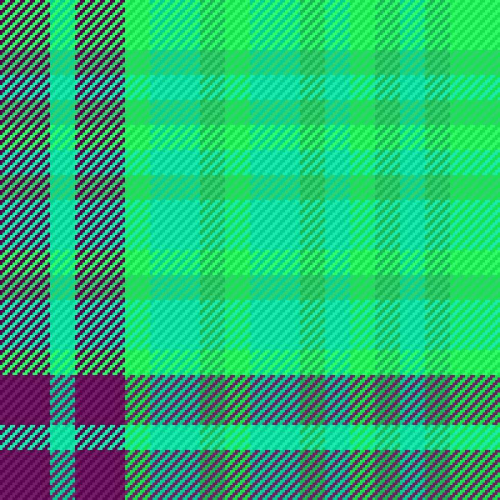 Check seamless texture of textile vector tartan with a plaid pattern fabric background.