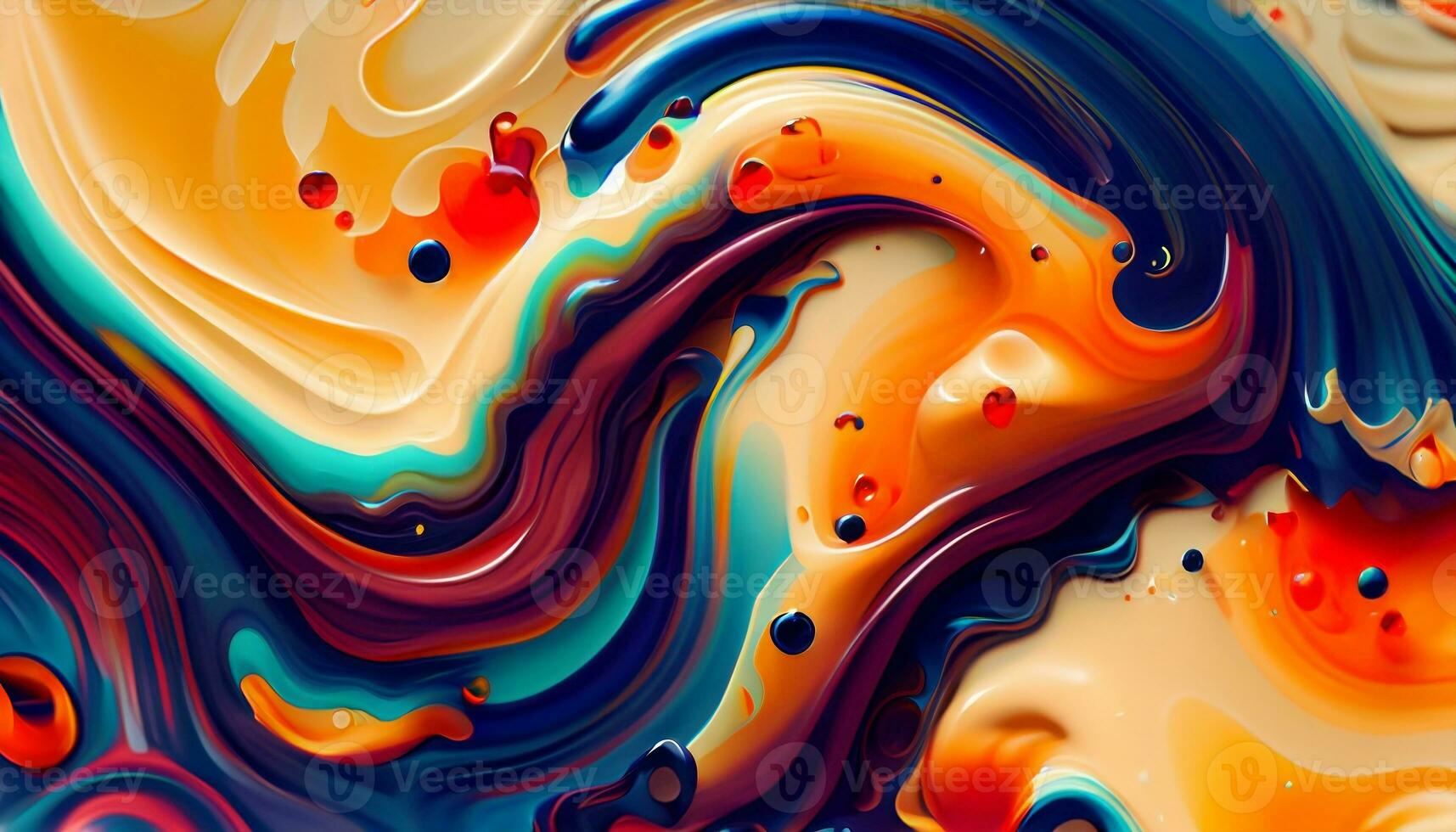 Wave fluid abstract background. Swirl flow liquid lines. Gel texture. photo