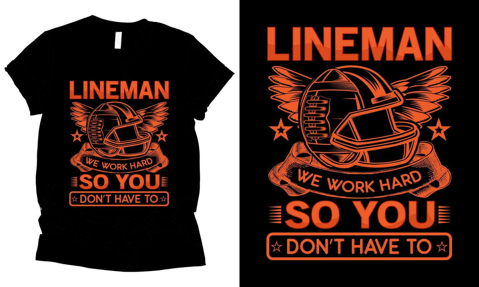 Line we work hard so you do not have to t-shirt design vector