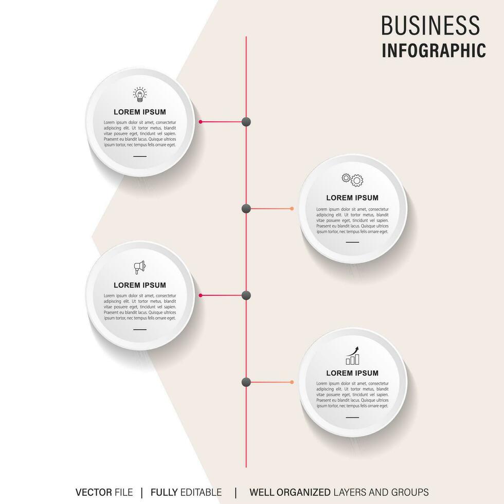 Infographic design template with place for your data. Vector illustration.