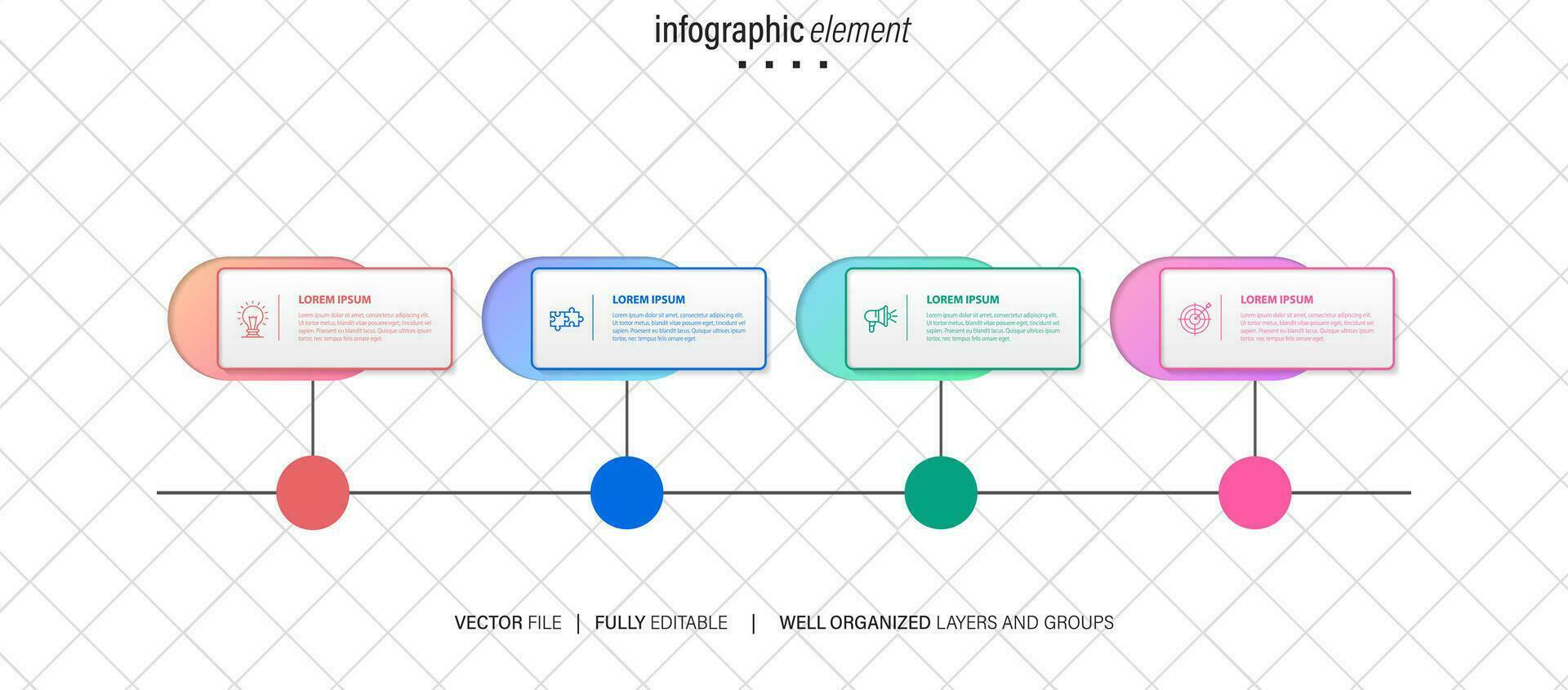 business infographic template concept design vector