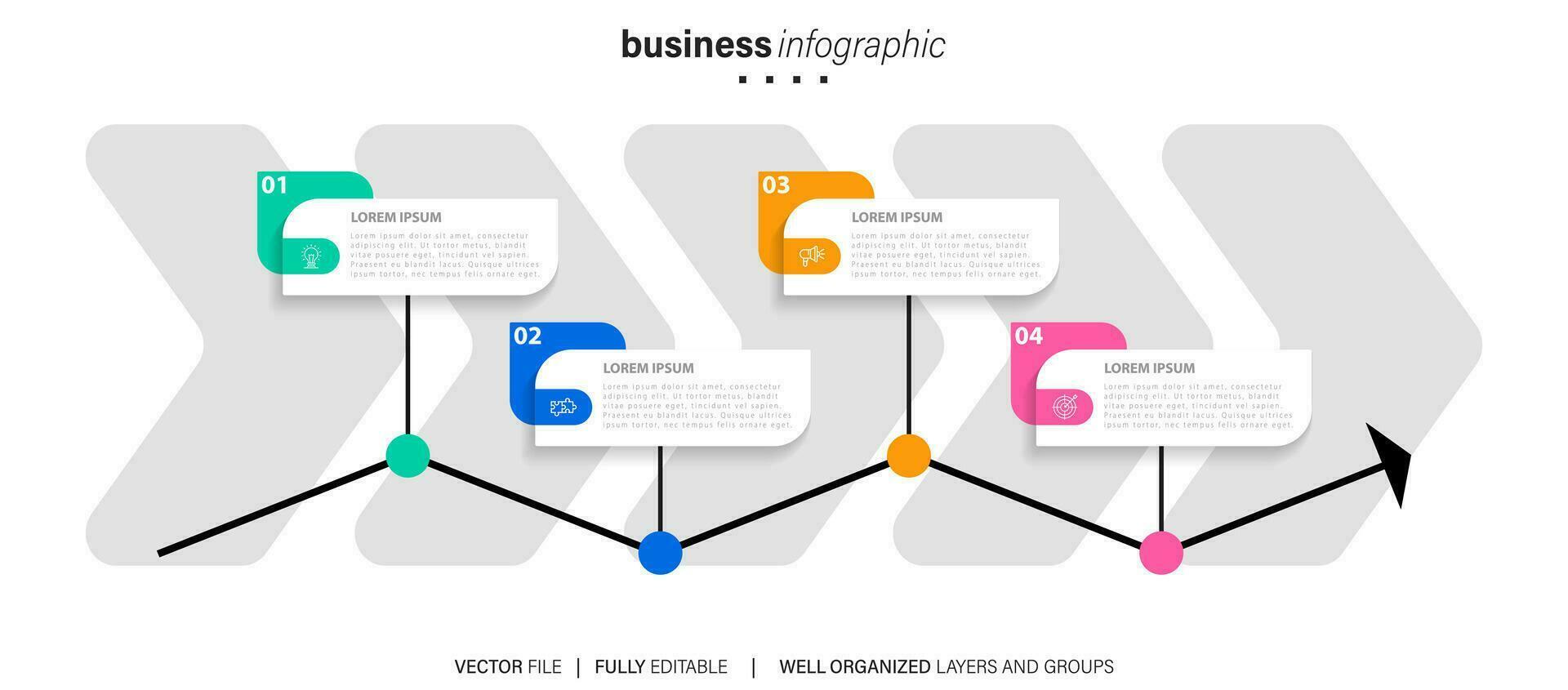 Best infographic templates. Presentation slides set. Circle diagrams, timelines, light bulb, puzzle brain head, brush stroke banners. Medicine, education, ecology, business infographics. vector