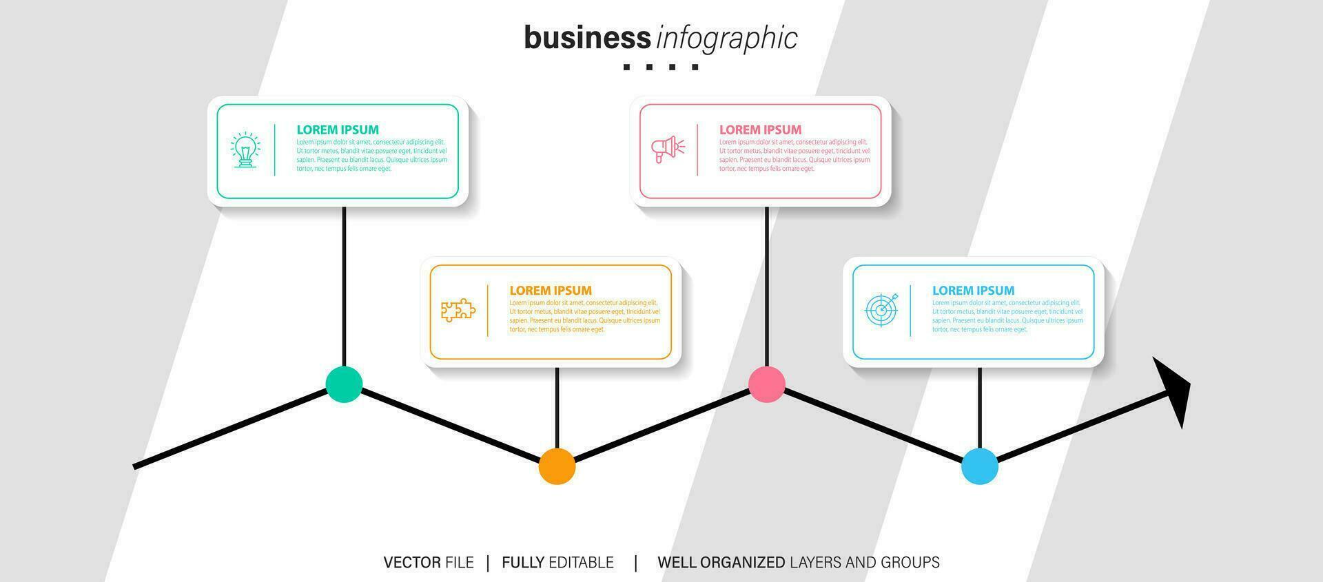 Set of infographic elements data visualization vector design template. Can be used for steps, options, business process, workflow, diagram, flowchart concept, timeline, marketing icons, info graphics.