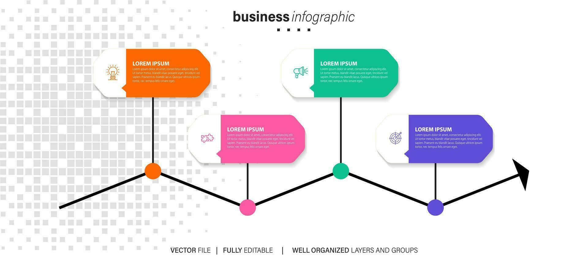 Set of infographic elements data visualization vector design template. Can be used for steps, options, business process, workflow, diagram, flowchart concept, timeline, marketing icons, info graphics.