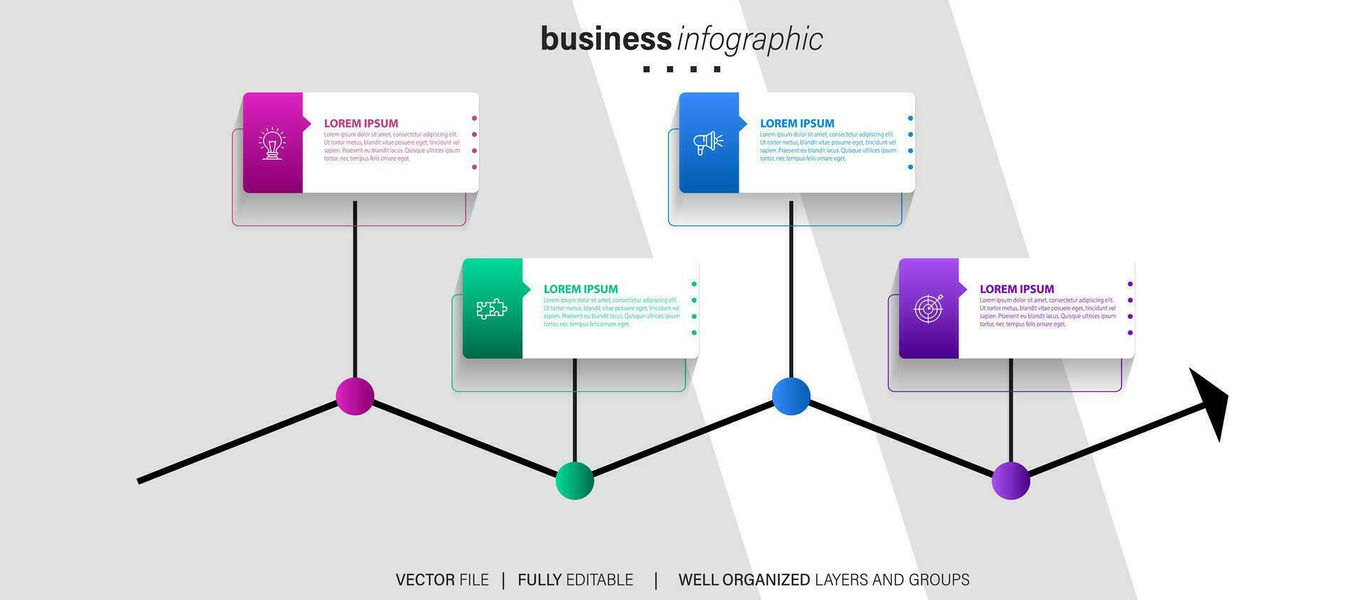 Set of infographic elements data visualization vector design template. Can be used for steps, options, business process, workflow, diagram, flowchart concept, timeline, marketing icons, info graphics.