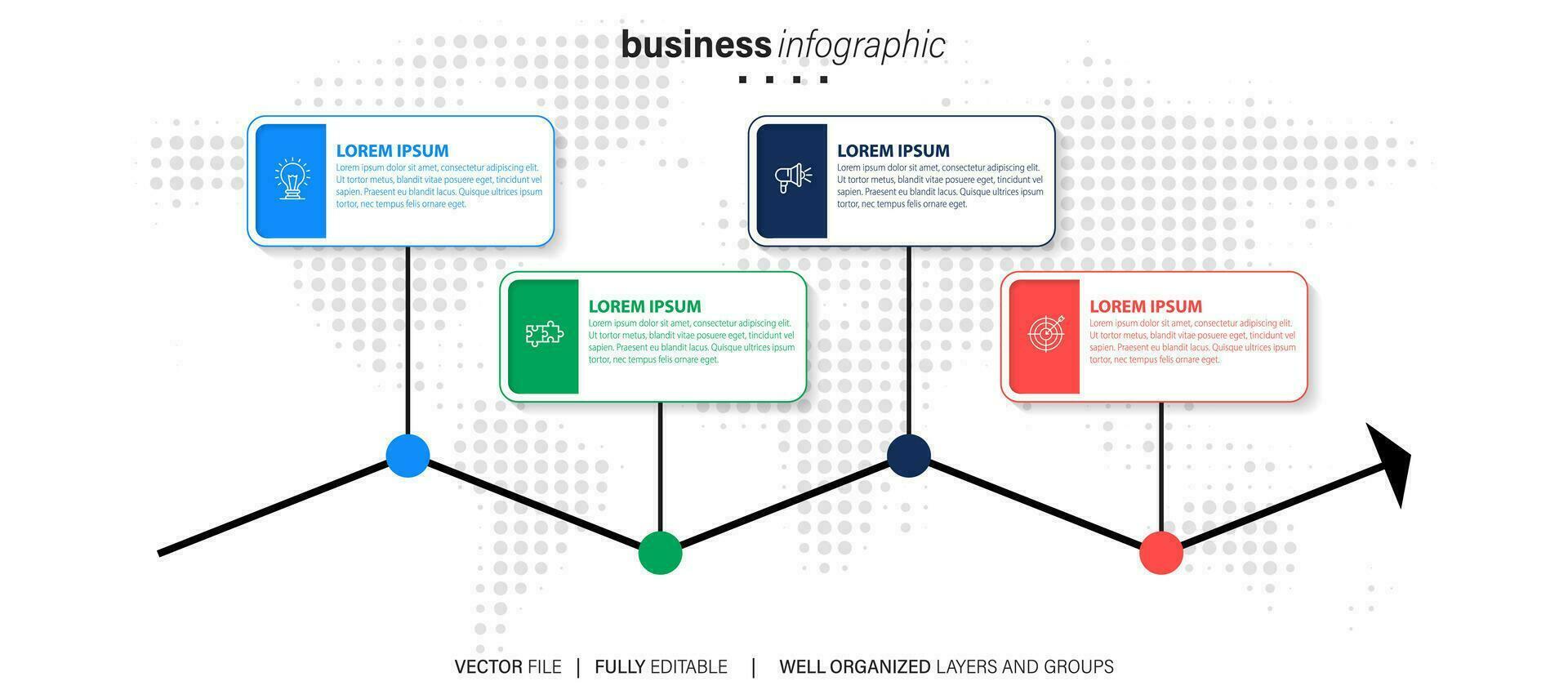 Business data visualization. timeline infographic icons designed for abstract background template milestone element modern diagram process technology digital marketing data presentation chart vector