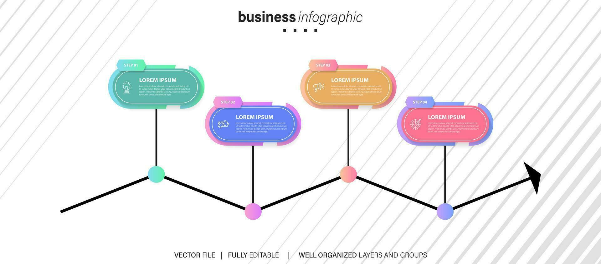 infografía modelo elementos. vector