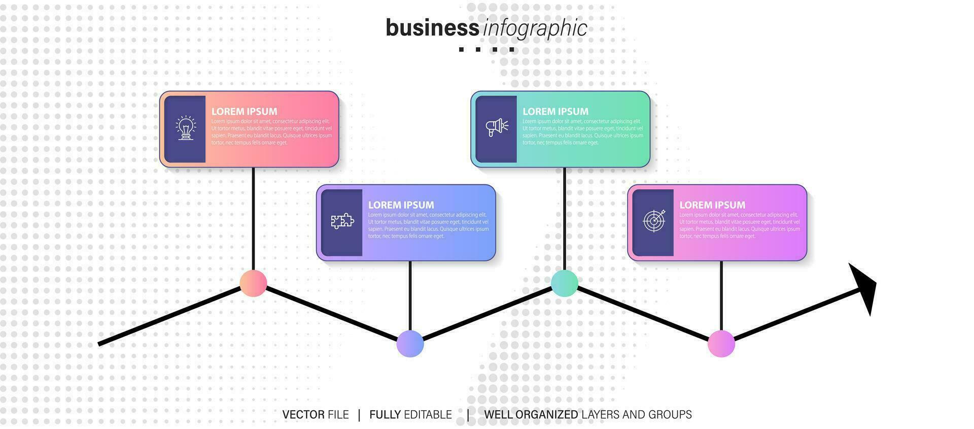 infografía elementos datos visualización vector