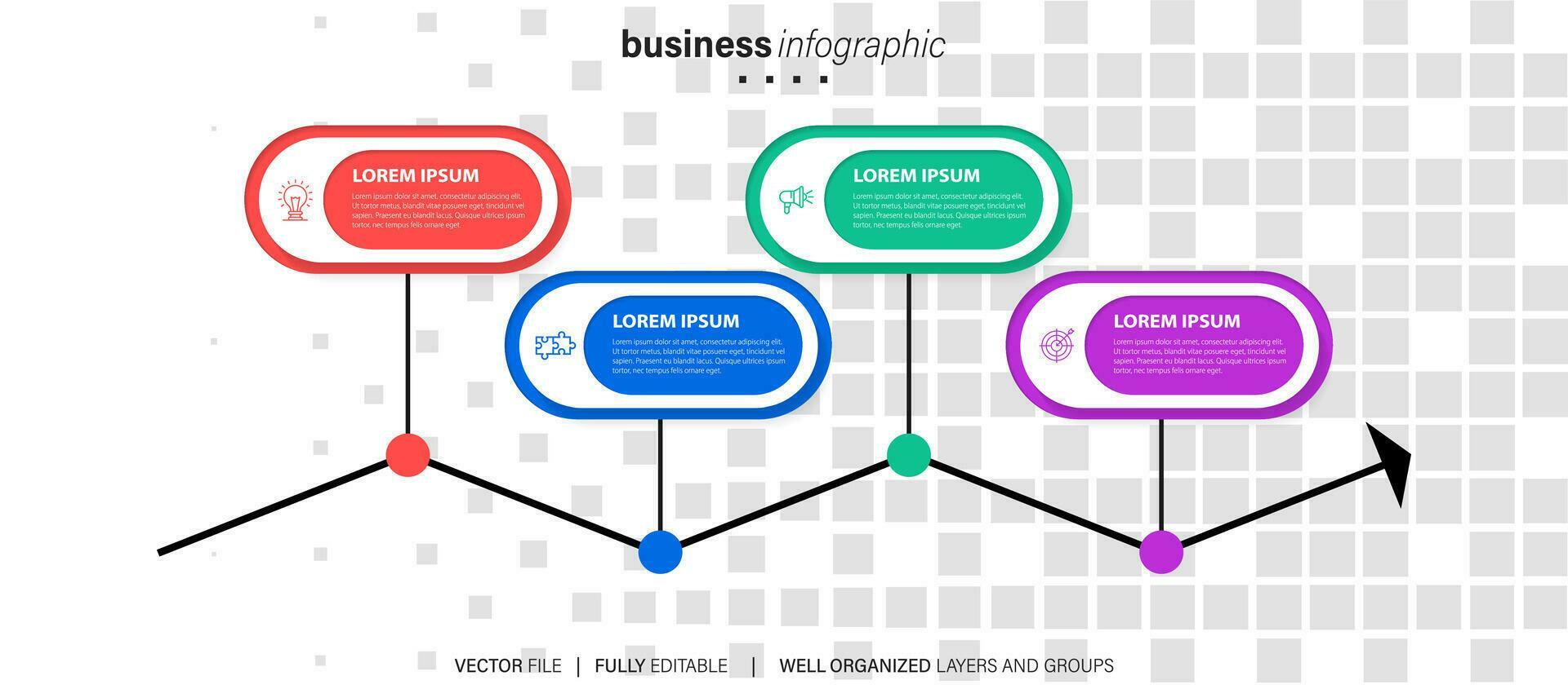 Infographic elements data visualization vector 27494411 Vector Art at ...