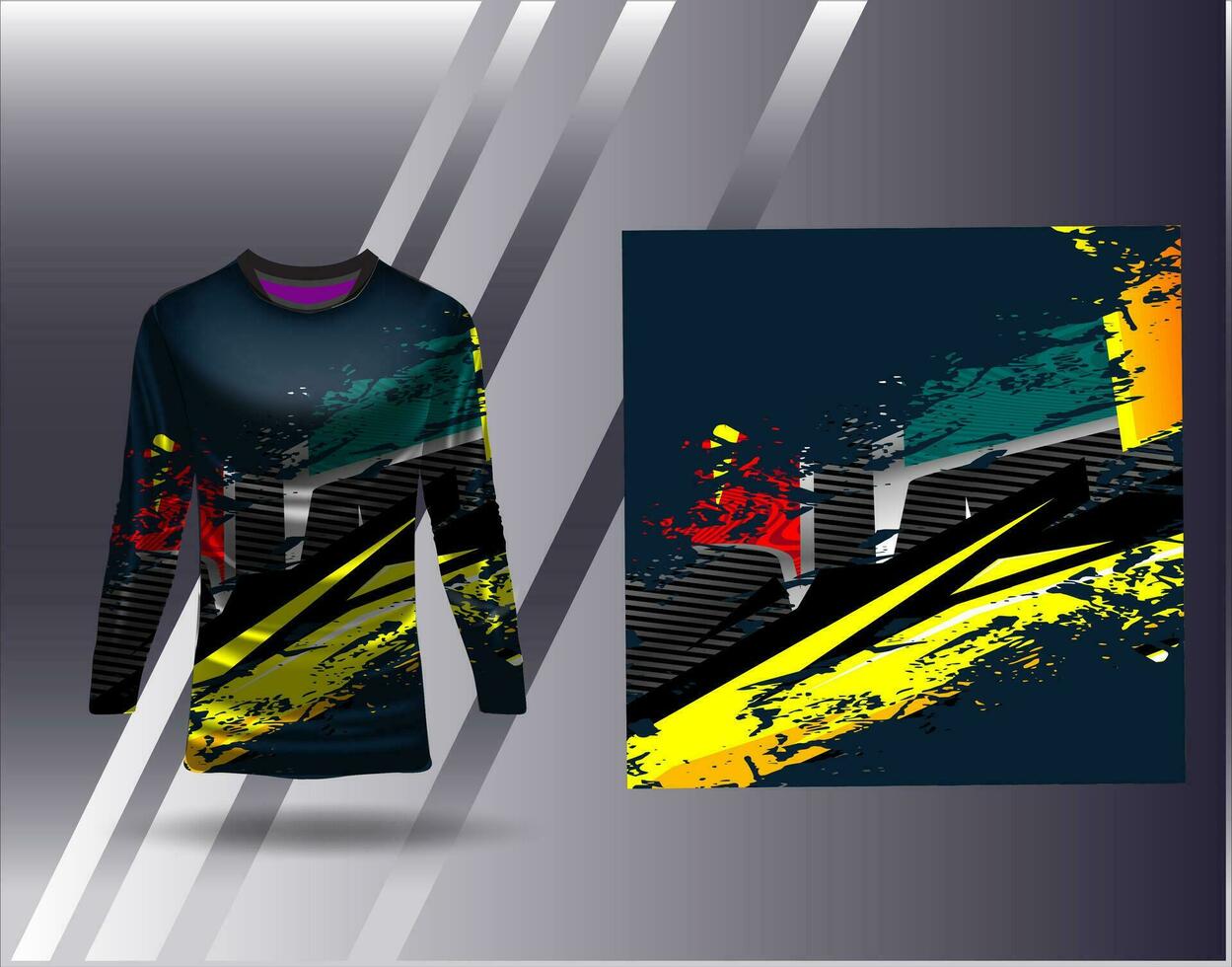 Deportes jersey y camiseta modelo Deportes diseño para fútbol americano carreras juego de azar jersey vector